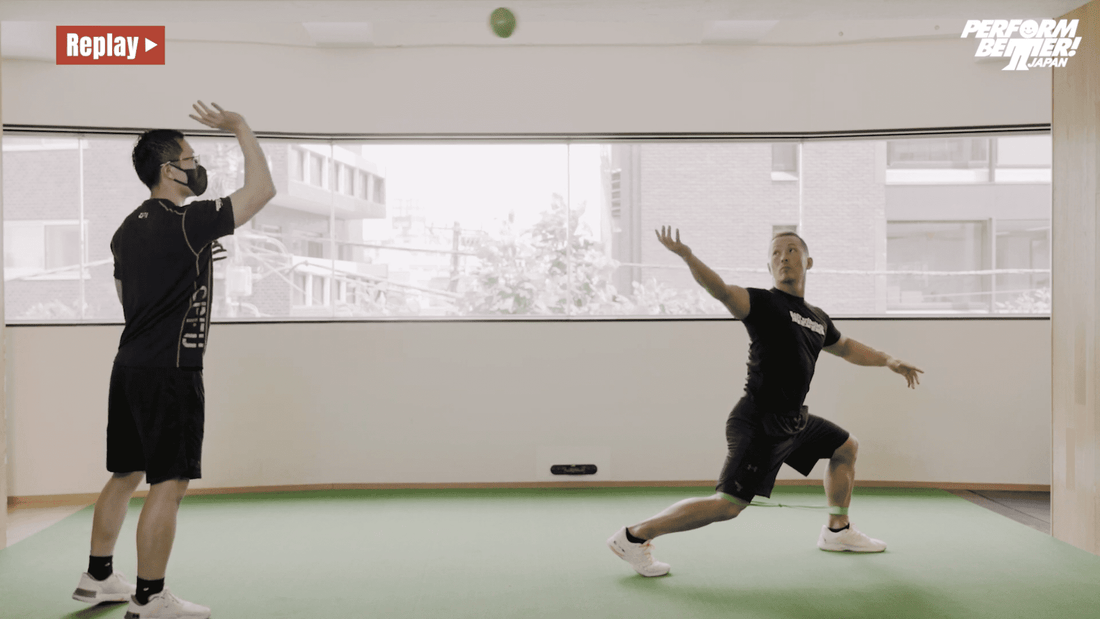 Rotational-Parallel Softmed Medicine Ball Deceleration Catch(Partner) Split RNT