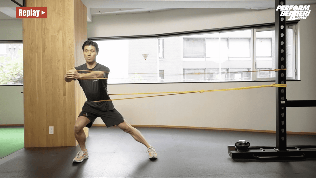 Side Lunge + Pallof Press